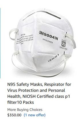 亚马逊打击哄抬物价？用户质疑 为何我仍买下35美元一只的口罩广告